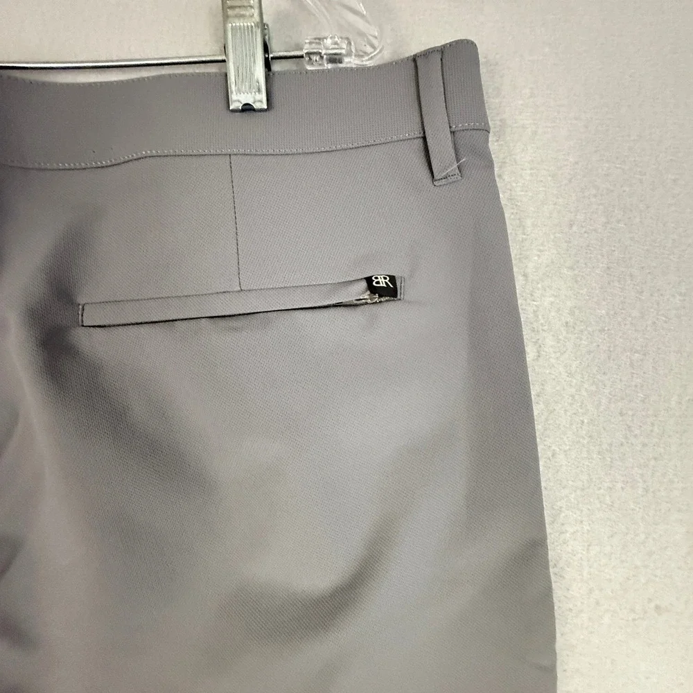 Banana Republic Performance Pants Men 37x28 Gray Golf Chino Stretch Breathable